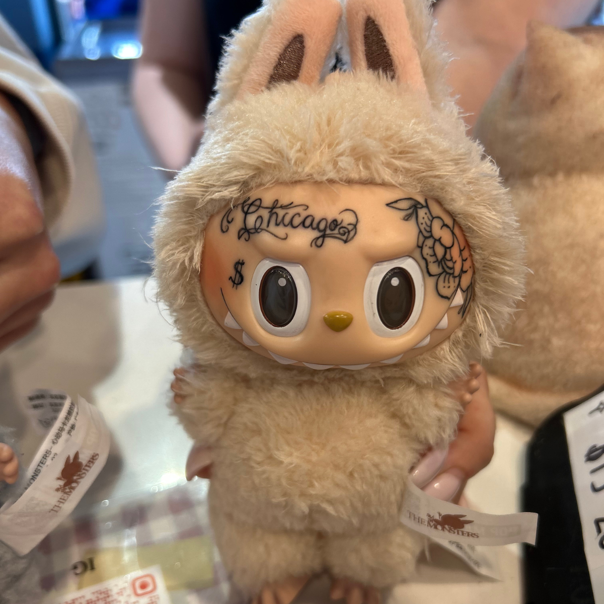 Custom Tattooed Mini Doll - One-of-a-Kind Handmade Design