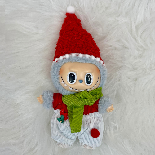 Labubu Holiday Outfit Set – Christmas Edition