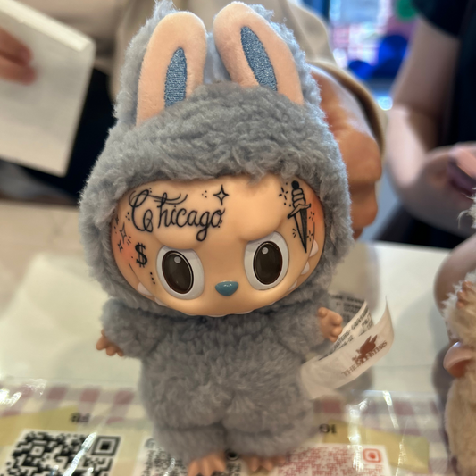 Custom Tattooed Mini Doll - One-of-a-Kind Handmade Design