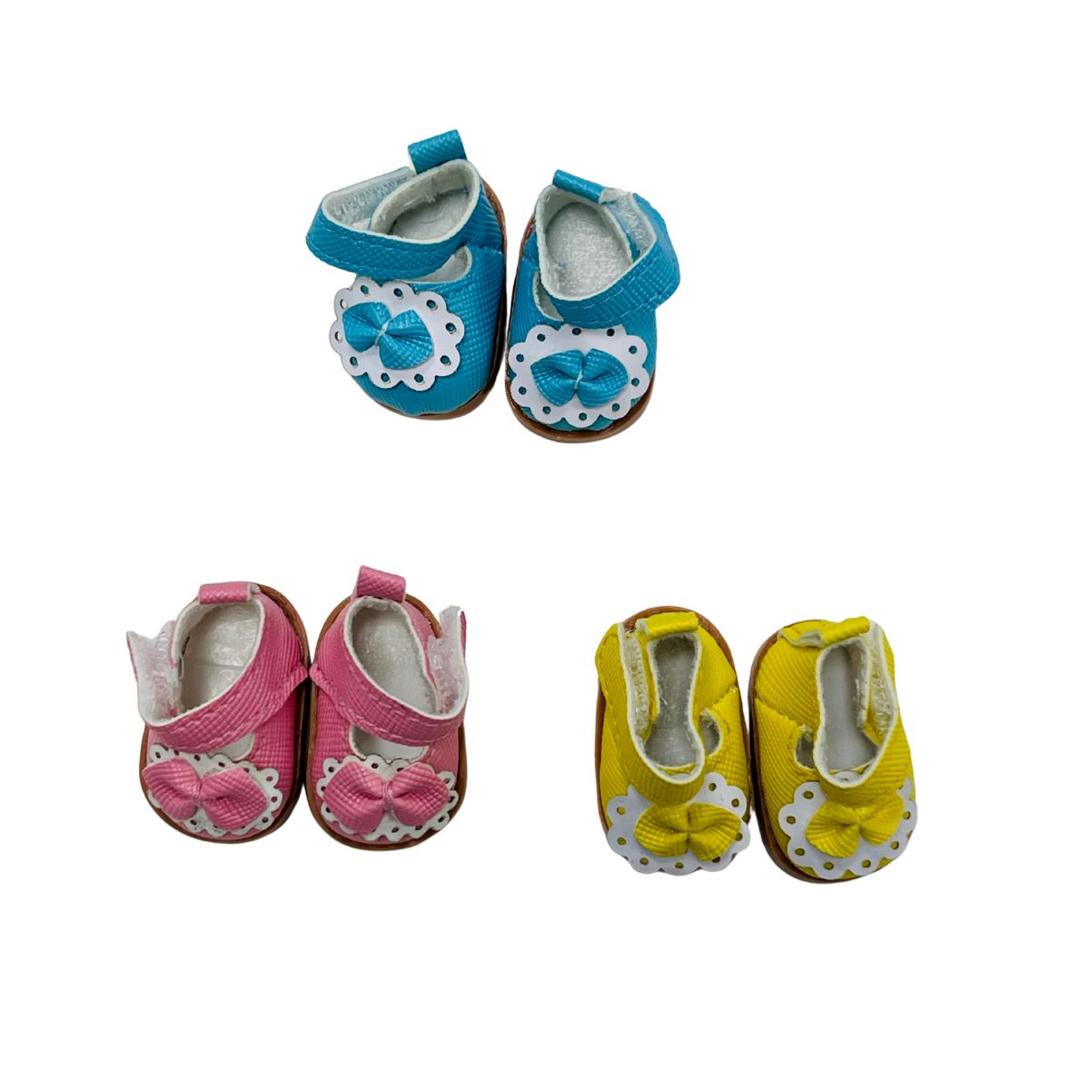 Handmade Bow-Tie Doll Shoes for Mini Doll – 8 Color Options | Kawaii Style Footwear