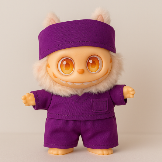 Mini Doll Nurse Scrub Outfit - Handmade & Adorable