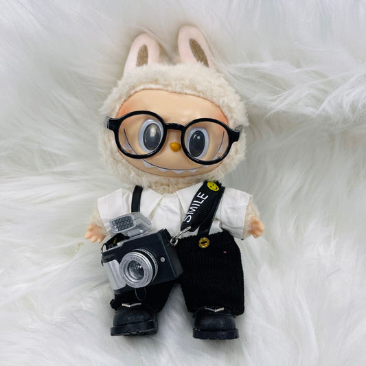 Mini Gentleman Doll Outfit - 3-Piece Doll Suit Set with Suspenders & Bowtie for Adorable Dolls