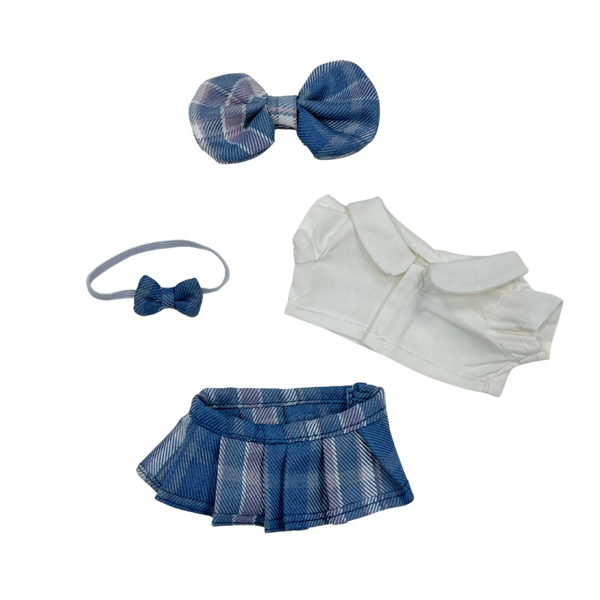 School Uniform Outfit for Mini Doll - Comfortable & Stylish Design for School Events