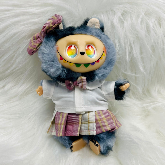 School Uniform Outfit for Mini Doll - Comfortable & Stylish Design for School Events