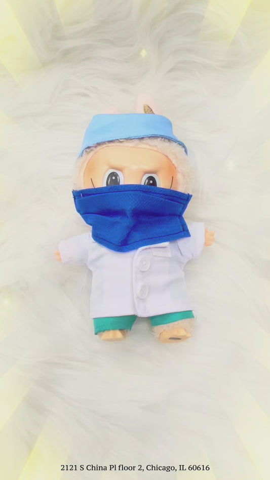 Mini Doll Doctor Outfit – 5-Piece Medical Costume Set